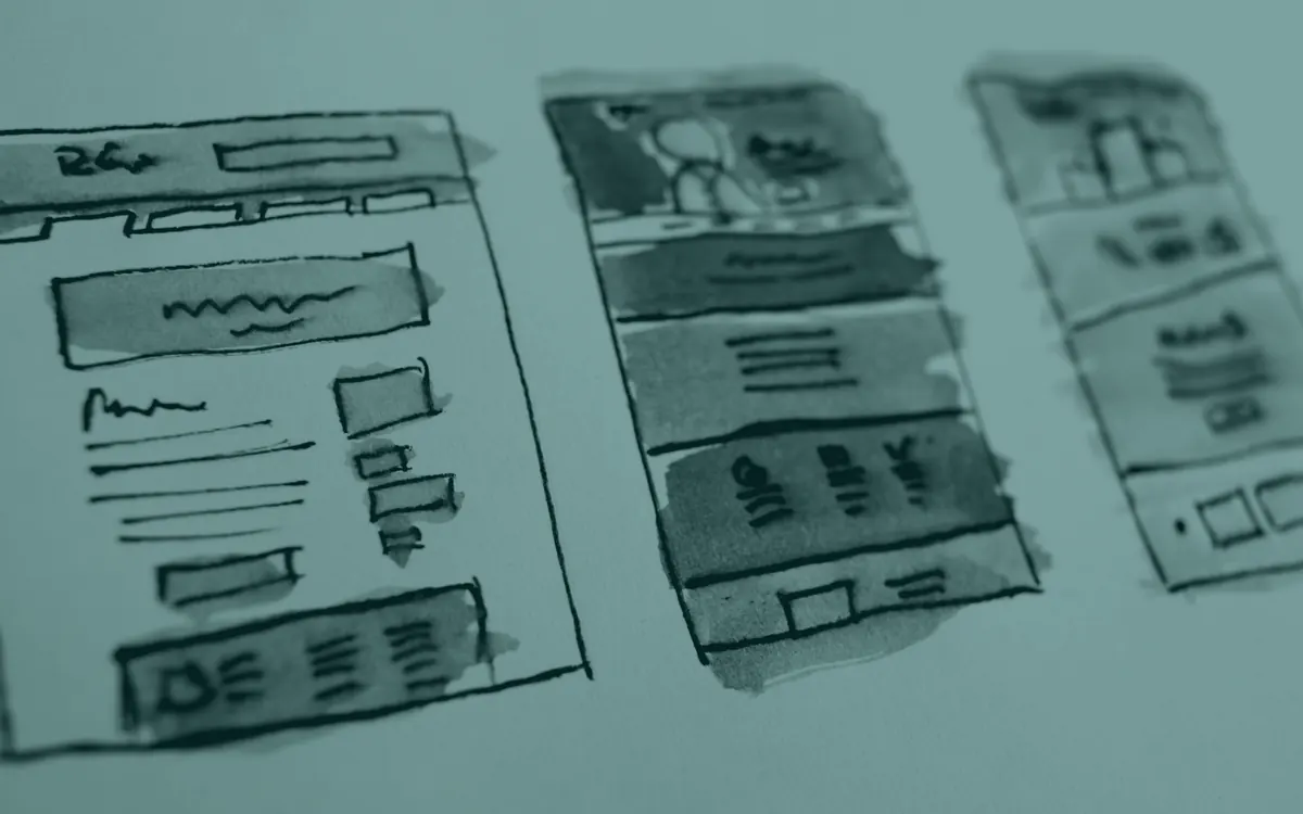 Bocetos de estructura de una web