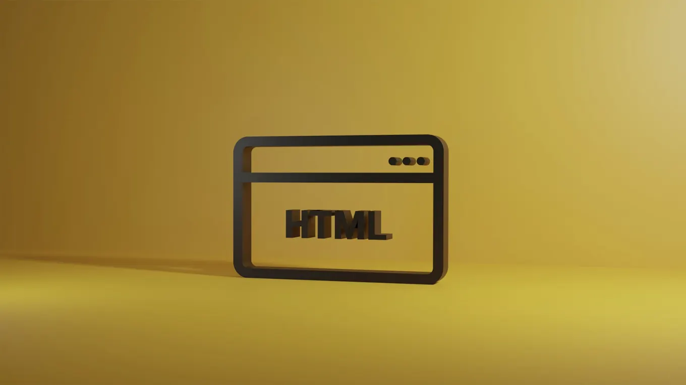 Pantalla con codigo HTML