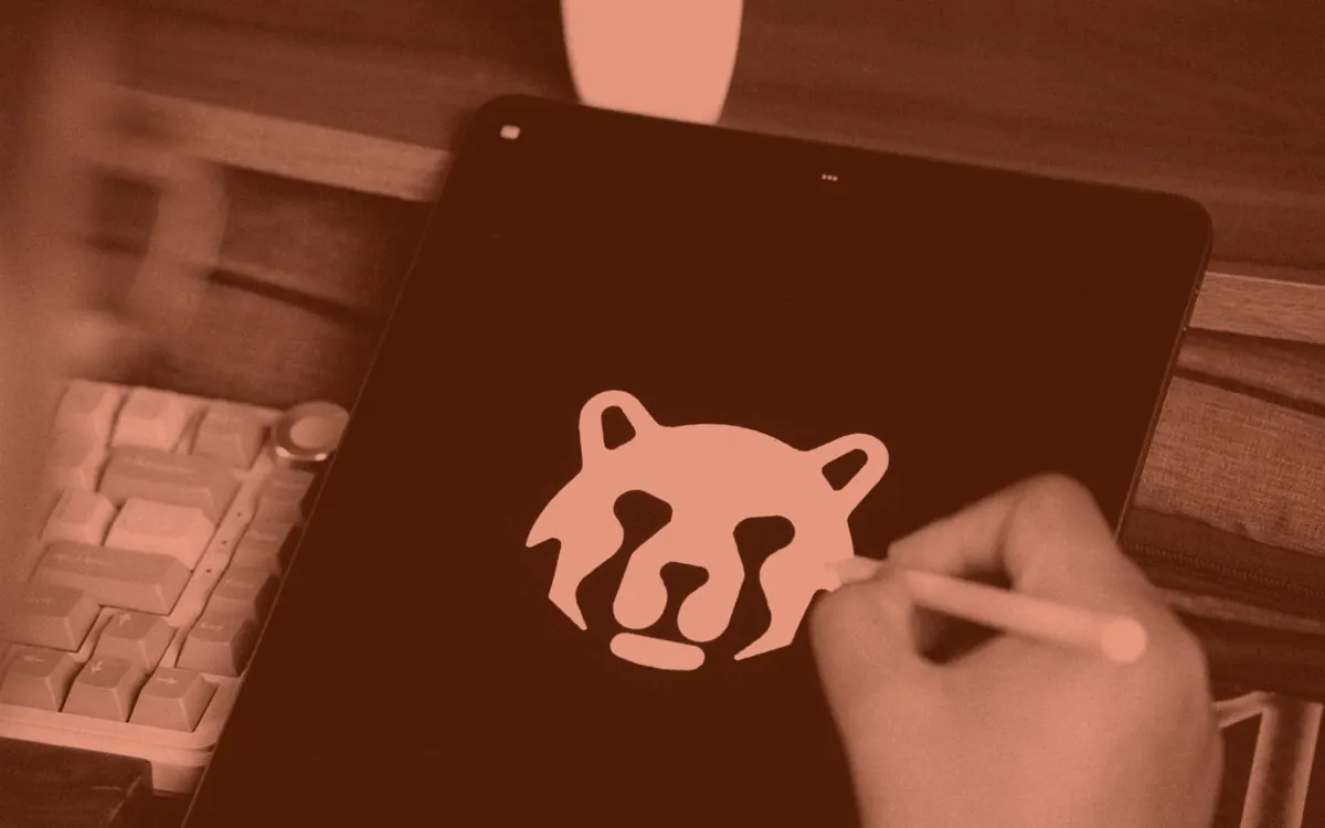 Dibujando un logo en una tableta