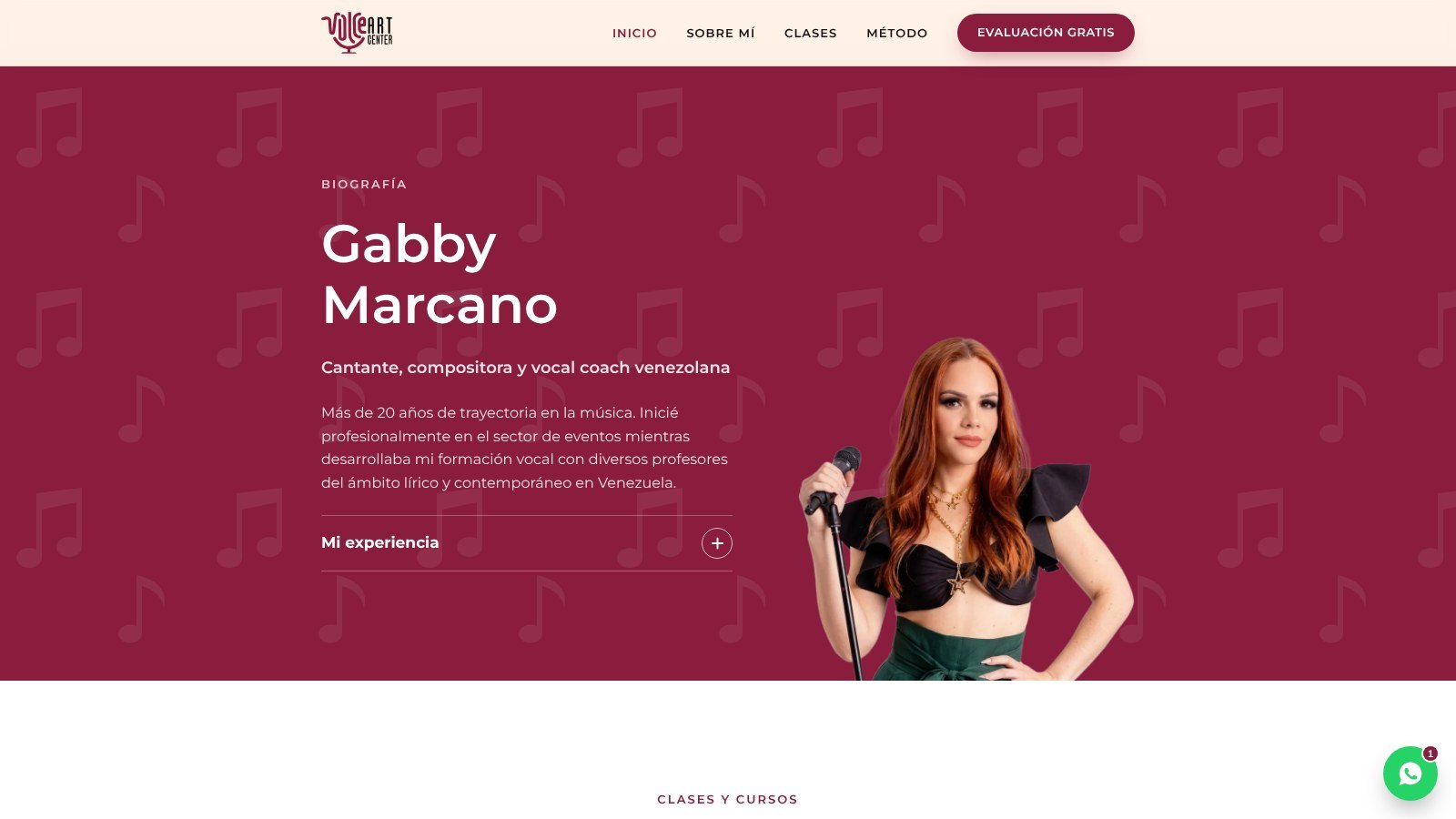 Sección sobre Gabby Marcano