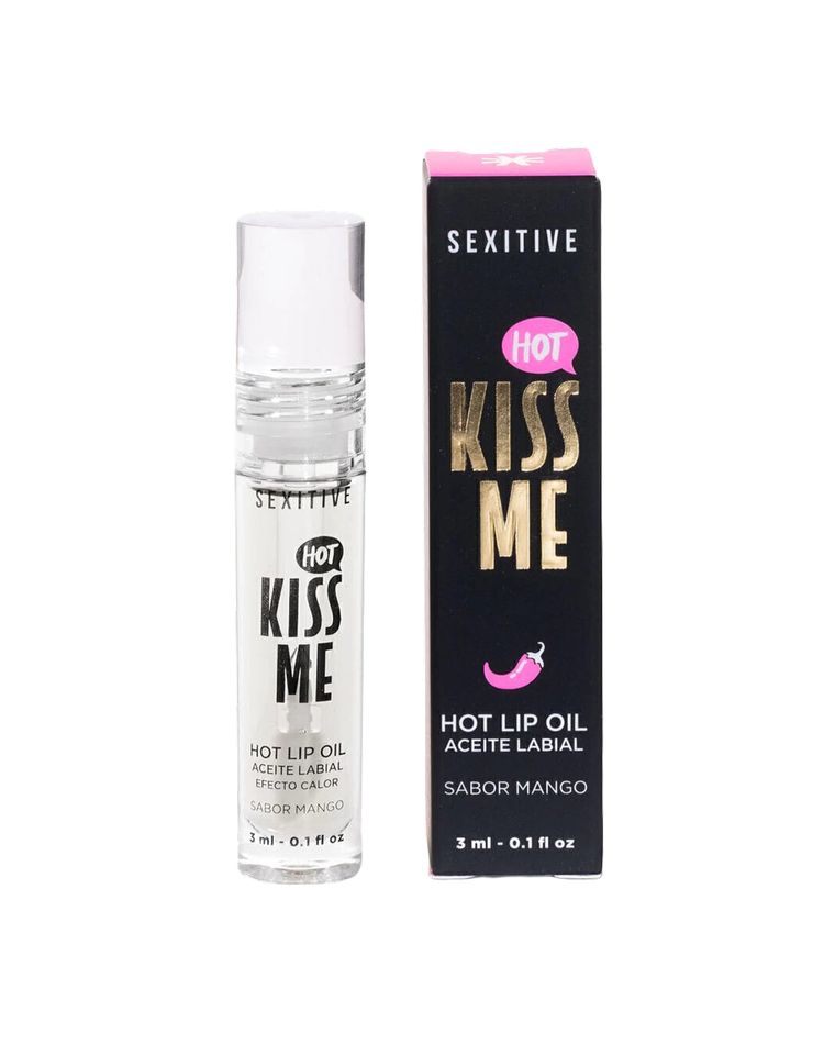 Hot Kiss Me — Sexitive · aceite labial efecto calor · sabor mango · 3 ml